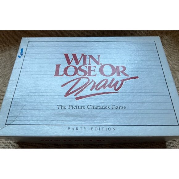 Vintage Walt Disney Company Win Lose or Draw Board Game Retro Picture Game - Picture 2 of 5